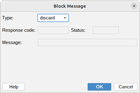 Block message action in MSH Postfix Milter